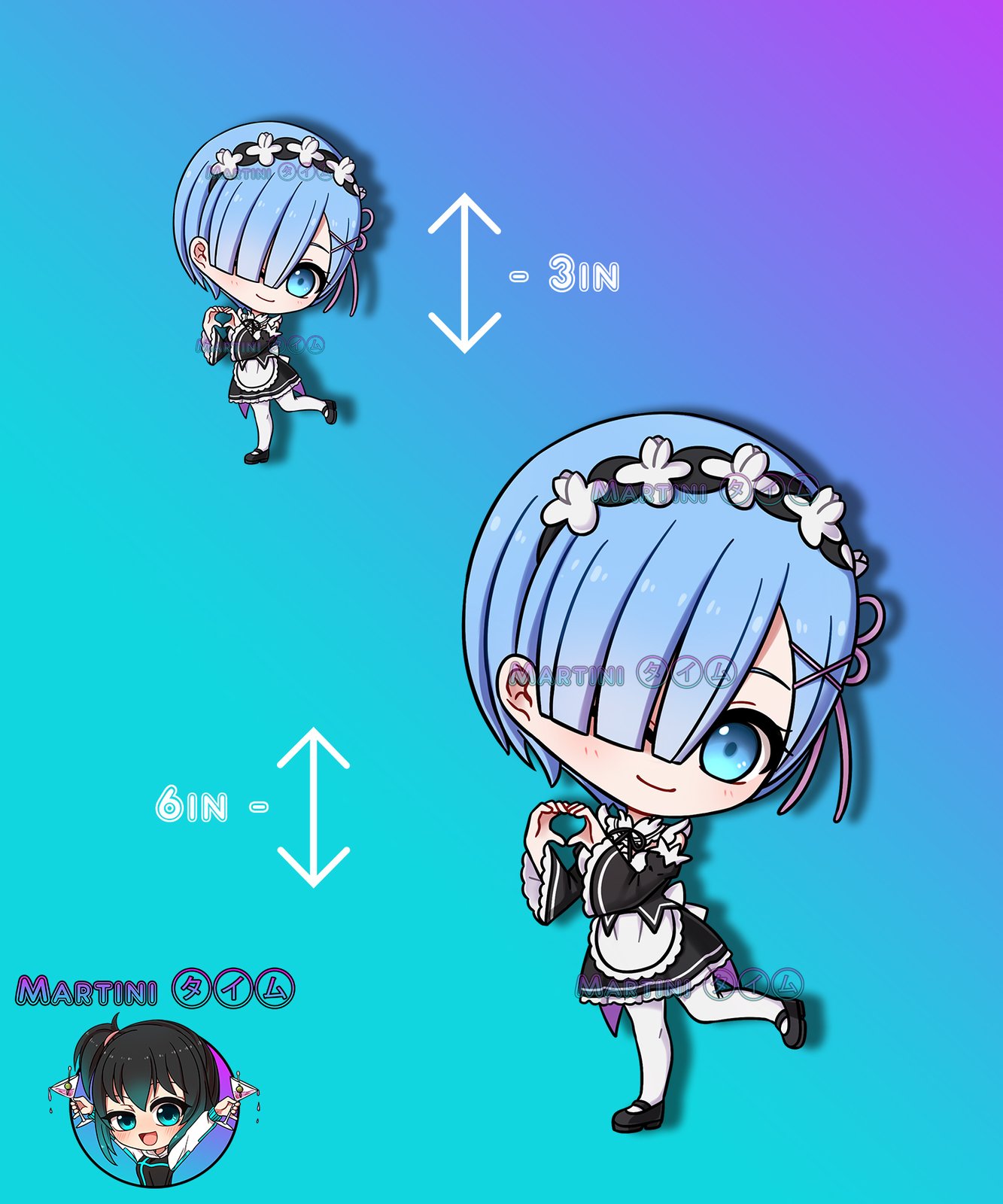 Rem chibi store